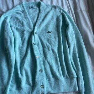 Teal Lacoste Cardigan